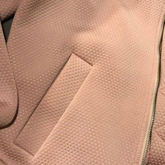 💕 TOPSHOP Textured Pink Bomber Jacket - Picture 7 of 10